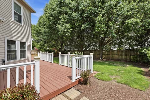 Outdoor living area at 10215 Lothbury Circle, Fishers, IN