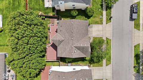 Aerial view at 10215 Lothbury Circle, Fishers, IN
