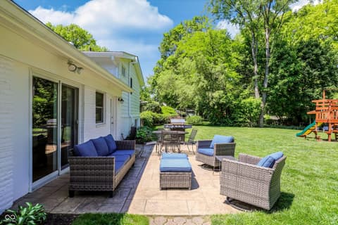 Outdoor living area at 562 Holliday Lane, Indianapolis, IN