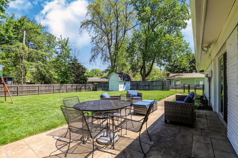 Outdoor living area at 562 Holliday Lane, Indianapolis, IN