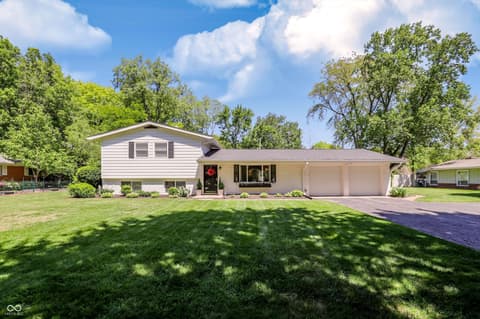 Front exterior at 562 Holliday Lane, Indianapolis, IN