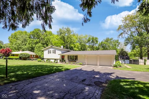 Front exterior at 562 Holliday Lane, Indianapolis, IN