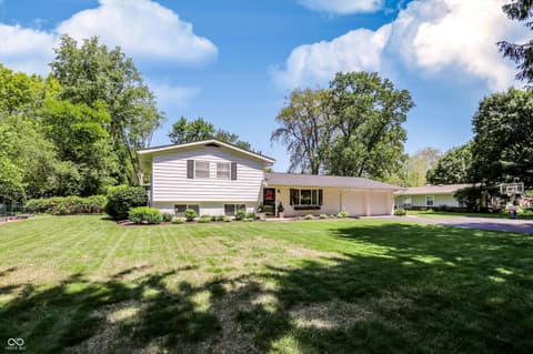 Front exterior at 562 Holliday Lane, Indianapolis, IN