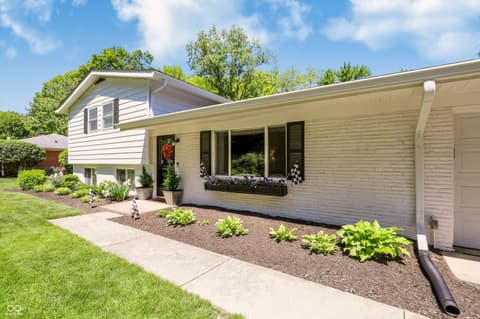Front exterior at 562 Holliday Lane, Indianapolis, IN