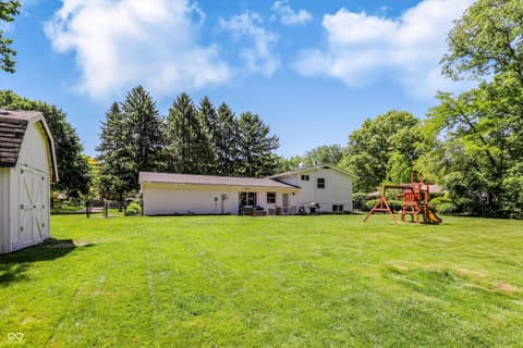 Backyard at 562 Holliday Lane, Indianapolis, IN