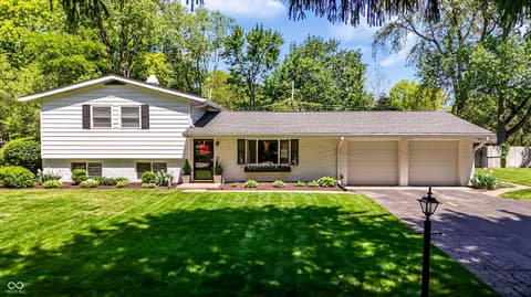 Front exterior at 562 Holliday Lane, Indianapolis, IN