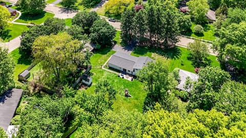 Aerial view at 562 Holliday Lane, Indianapolis, IN