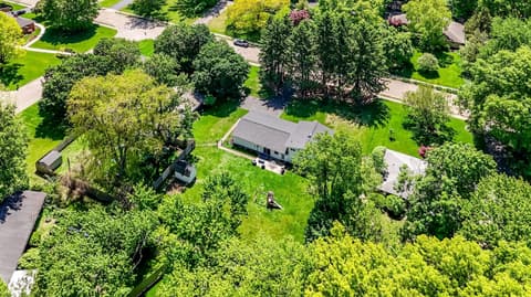 Aerial view at 562 Holliday Lane, Indianapolis, IN