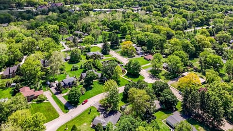 Aerial view at 562 Holliday Lane, Indianapolis, IN