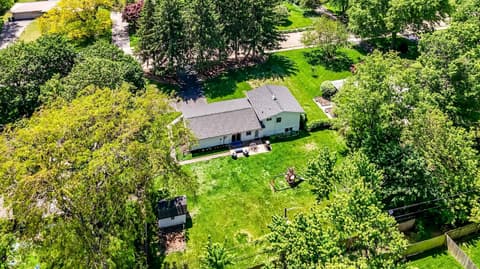 Aerial view at 562 Holliday Lane, Indianapolis, IN