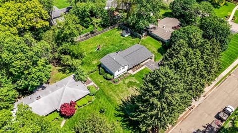 Aerial view at 562 Holliday Lane, Indianapolis, IN