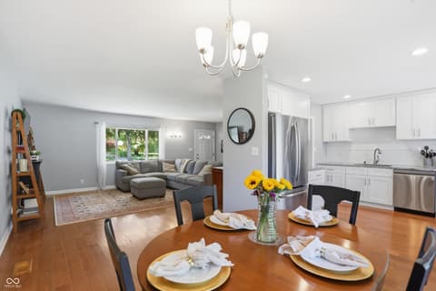Dining room at 562 Holliday Lane, Indianapolis, IN