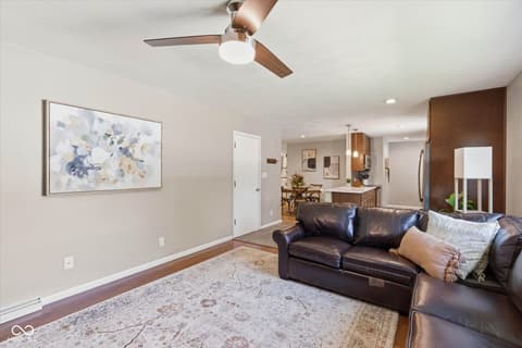 Living room at 6278 Lakeland Boulevard, Indianapolis, IN