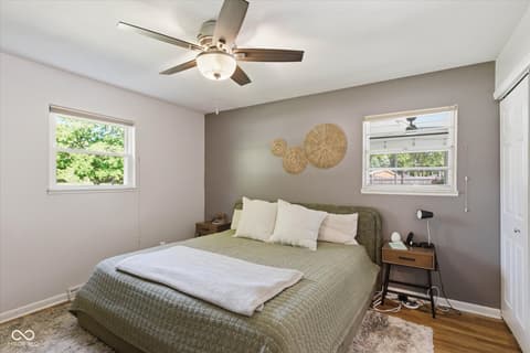 Primary bedroom at 6278 Lakeland Boulevard, Indianapolis, IN