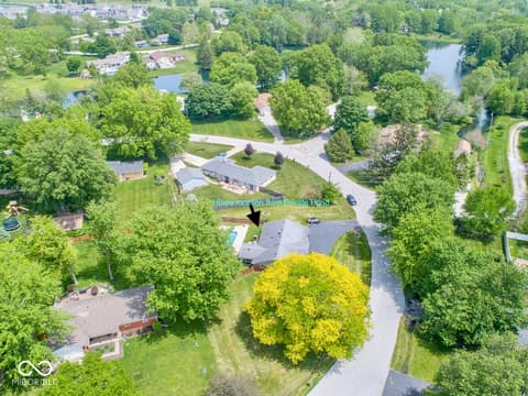 Aerial view at 6278 Lakeland Boulevard, Indianapolis, IN
