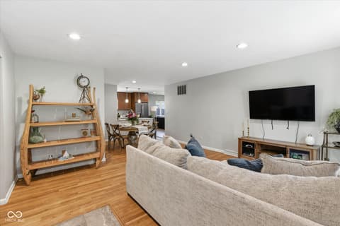 Living room at 6278 Lakeland Boulevard, Indianapolis, IN