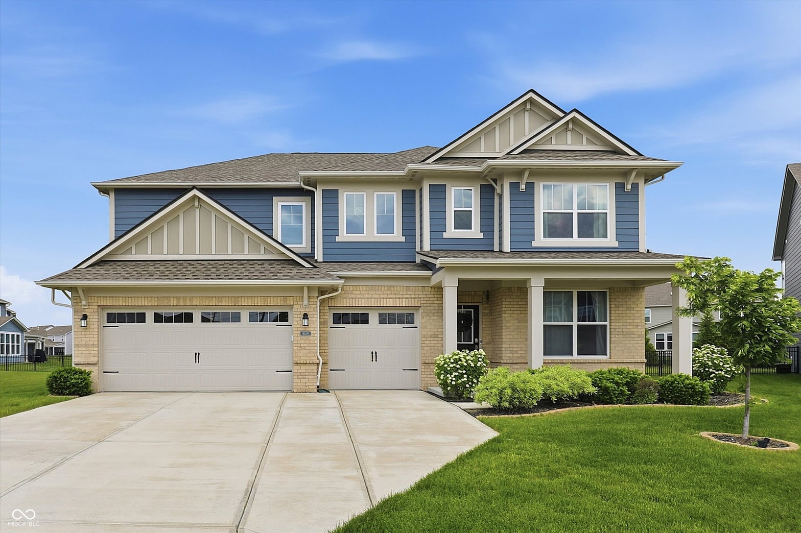 Front exterior at 9639 Katana Circle, Fishers, IN