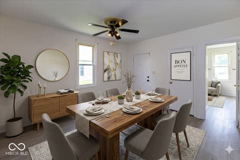 Dining room at 885 S 11th Street, Noblesville, IN