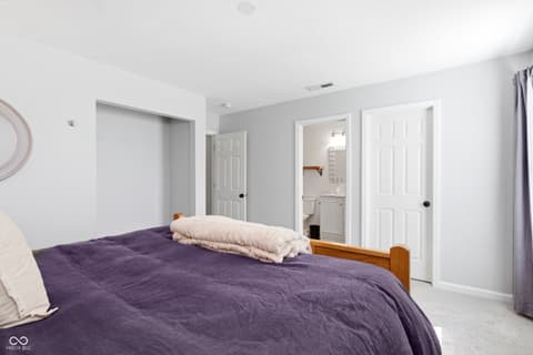 Primary bedroom at 19338 Links Lane, Noblesville, IN