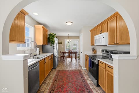 Kitchen at 19338 Links Lane, Noblesville, IN