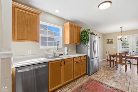 Kitchen at 19338 Links Lane, Noblesville, IN