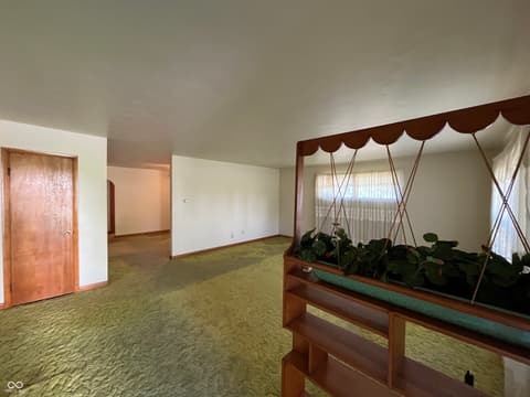Living room at 4212 Columbus Avenue, Anderson, IN