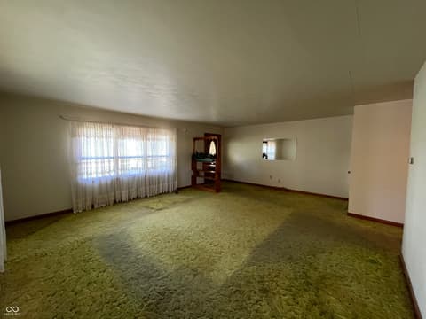 Living room at 4212 Columbus Avenue, Anderson, IN