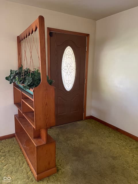 Living room at 4212 Columbus Avenue, Anderson, IN