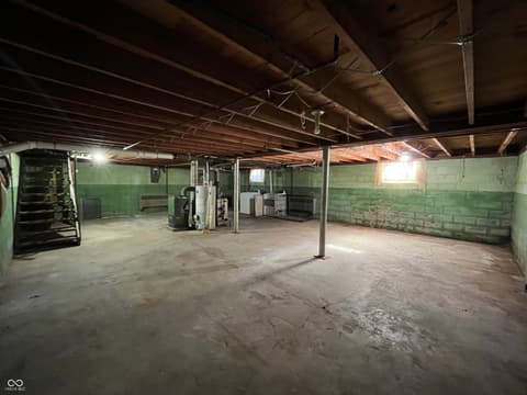 Basement at 4212 Columbus Avenue, Anderson, IN
