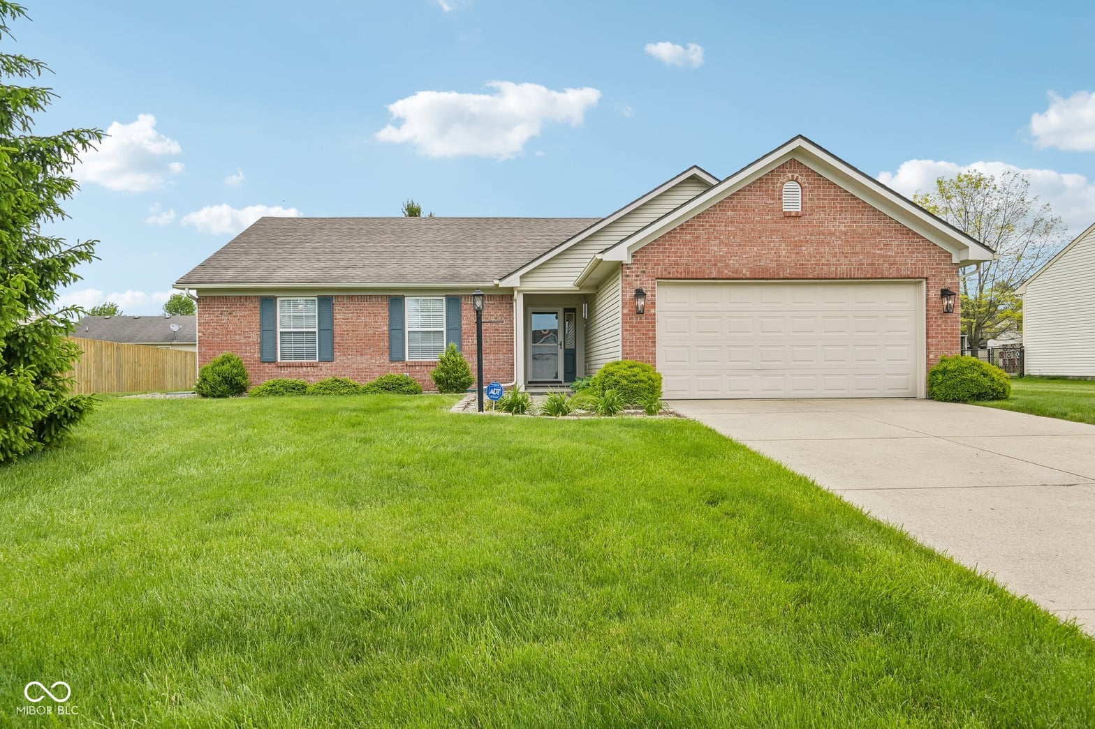 Front exterior at 951 Tulip Way, Fortville, IN