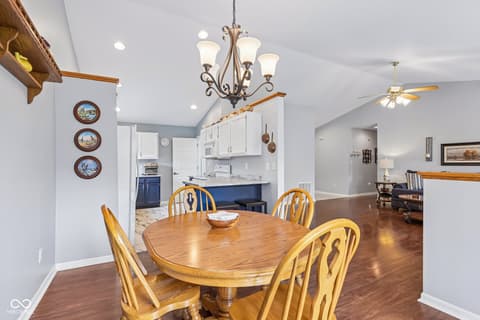 Dining room at 951 Tulip Way, Fortville, IN