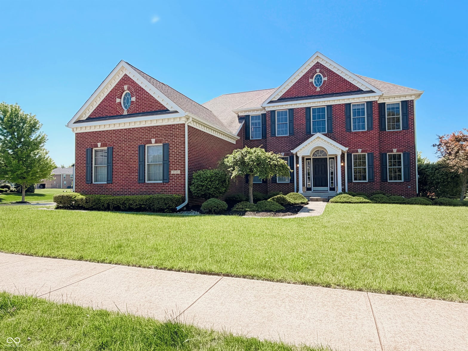 Front exterior at 2535 Murphy Circle N, Carmel, IN