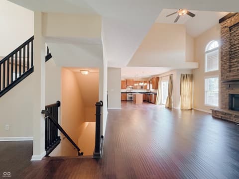 Living room at 2535 Murphy Circle N, Carmel, IN