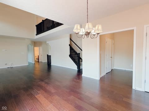 Living room at 2535 Murphy Circle N, Carmel, IN