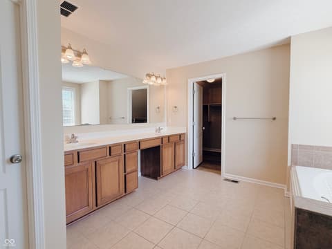 Bathroom at 2535 Murphy Circle N, Carmel, IN
