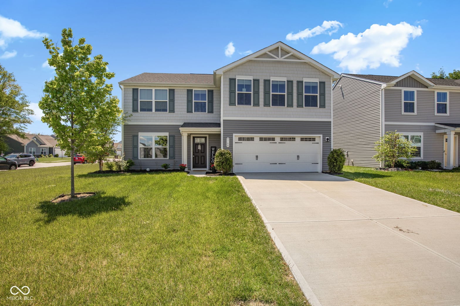 Front exterior at 9760 Oakgrove Drive, Pendleton, IN