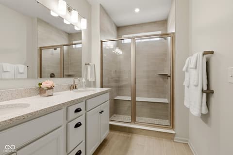 Primary bathroom at 14565 Pomona Lane, Carmel, IN