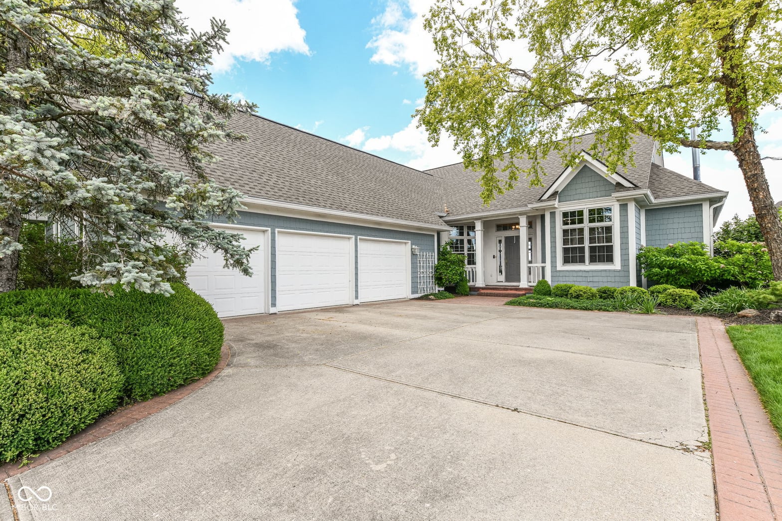 Front exterior at 11483 Lake Stonebridge Lane, Fishers, IN