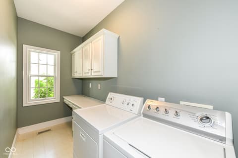 Laundry room at 11483 Lake Stonebridge Lane, Fishers, IN