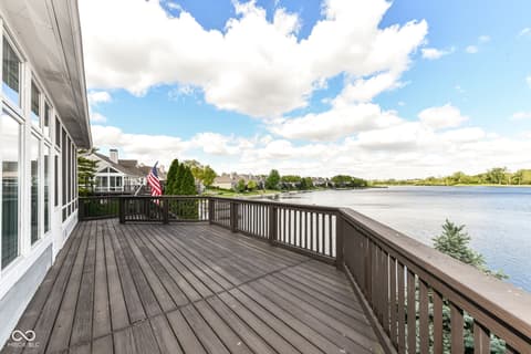 Outdoor living area at 11483 Lake Stonebridge Lane, Fishers, IN