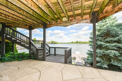 Outdoor living area at 11483 Lake Stonebridge Lane, Fishers, IN