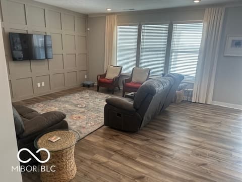 Living room at 5113 Maddox Lane, Lebanon, IN