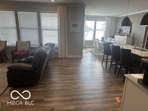 Living room at 5113 Maddox Lane, Lebanon, IN
