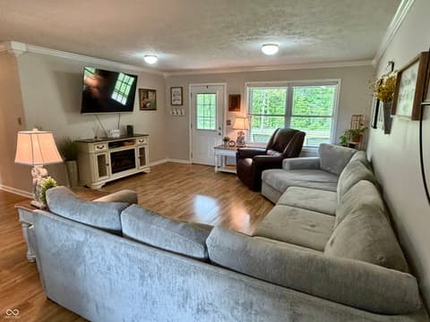 Living room at 7975 W 50 S, Morgantown, IN