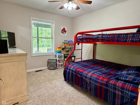 Bedroom at 7975 W 50 S, Morgantown, IN