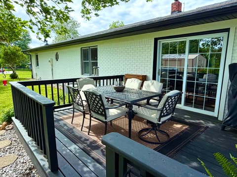 Outdoor living area at 7975 W 50 S, Morgantown, IN