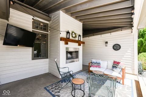 Outdoor living area at 7040 Koldyke Place, Fishers, IN