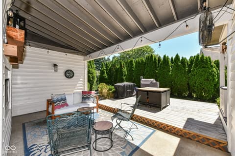 Outdoor living area at 7040 Koldyke Place, Fishers, IN