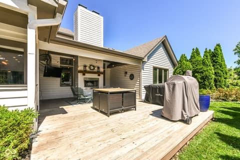 Outdoor living area at 7040 Koldyke Place, Fishers, IN