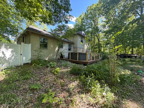 Backyard at 10676 Oakwood Court, Carmel, IN